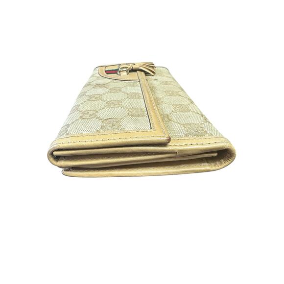 Gucci GG Canvas Monogram Horse Bit Long Wallet - Picture 16 of 16